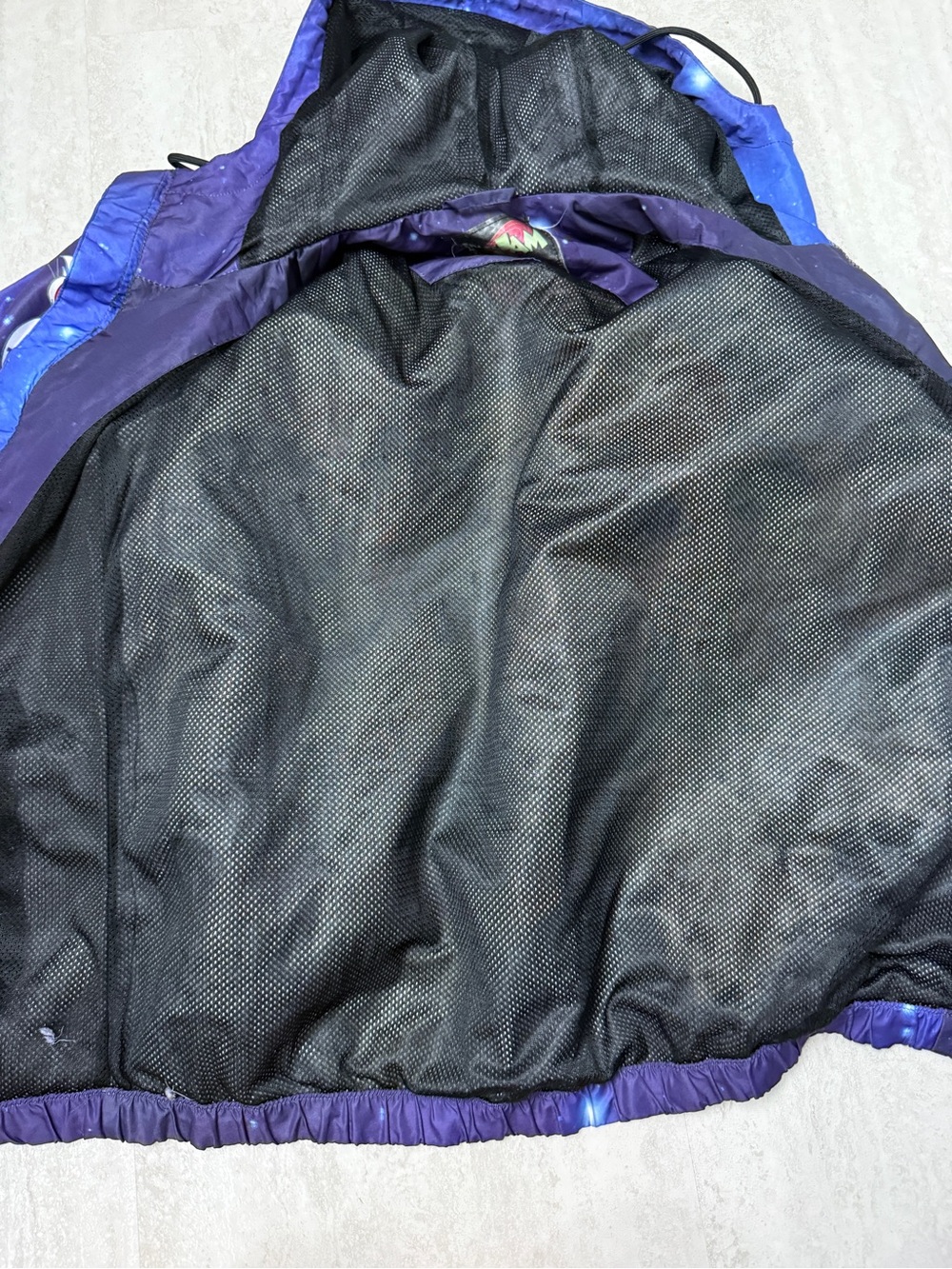 Space Jam windbreaker Members Only Tune Squad jacket Galaxy Hoodie - Picture 12 of 13